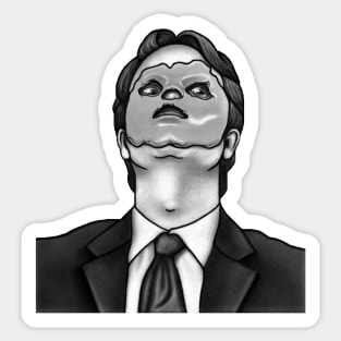 Dwight CPR Doll Face Sticker